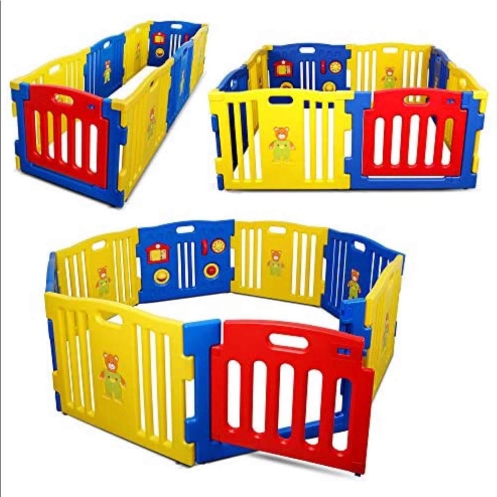 Kidszone Interactive Playpen 12 panels